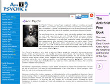 Tablet Screenshot of amipsychic.com